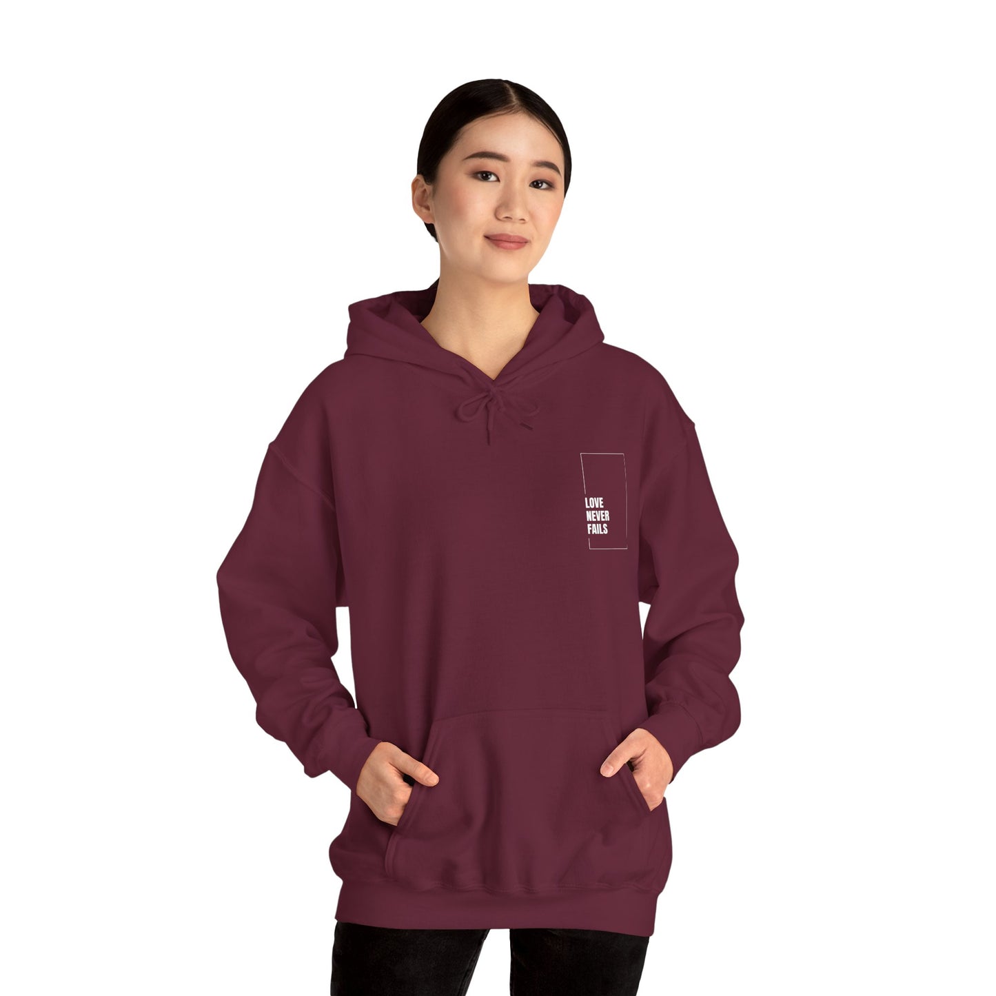 Unisex - Love Never Fails & Jesus is the King of Kings - Hoodie
