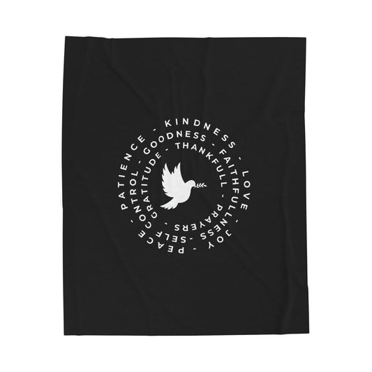 Fruits of the Spirit - Velveteen Plush Blanket