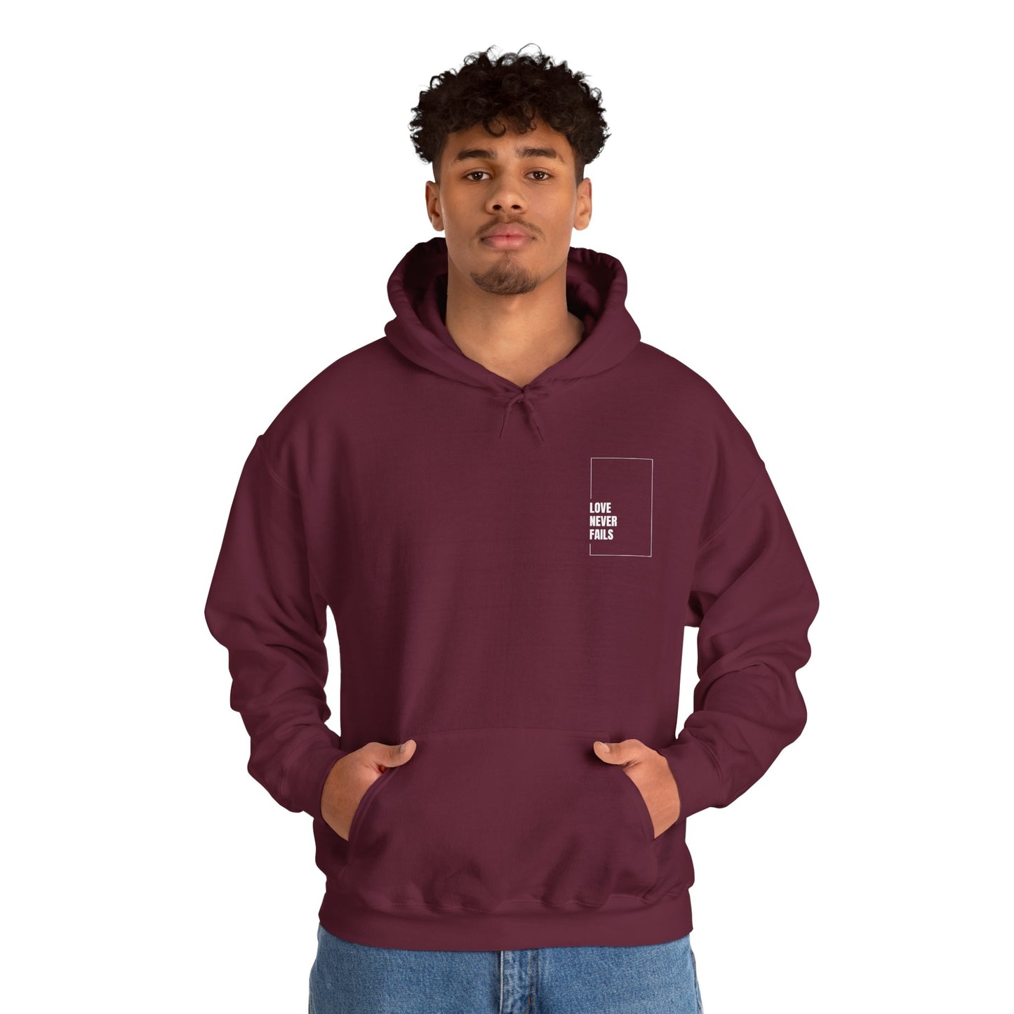 Unisex - Love Never Fails & Jesus is the King of Kings - Hoodie