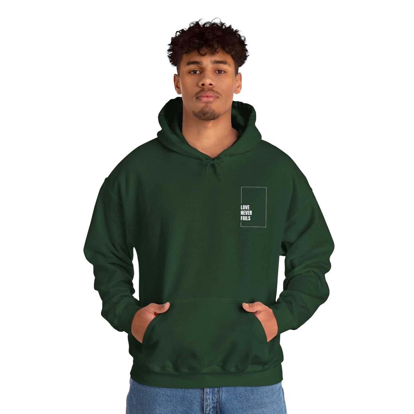 Unisex - Love Never Fails & Jesus is the King of Kings - Hoodie